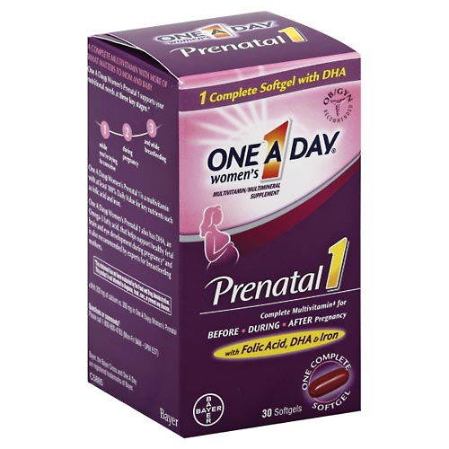 Image for One A Day Prenatal 1, Softgels,30ea from Cannon Pharmacy Salisbury