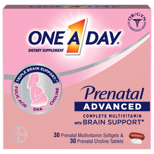 Image for One A Day Multivitamin, Complete, Advanced, Prenatal,1ea from Cannon Pharmacy Salisbury