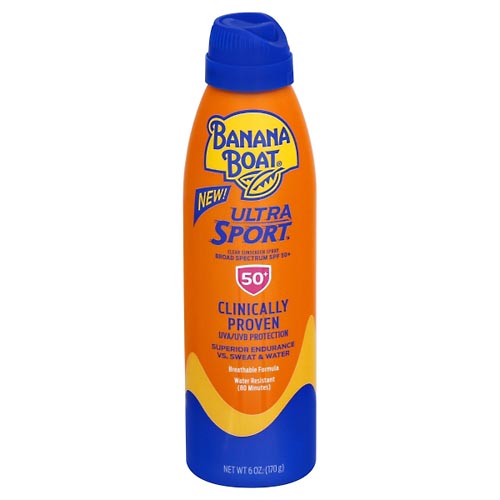 Image for Banana Boat Sunscreen Spray, Clear, Broad Spectrum SPF 50+,6oz from Cannon Pharmacy Salisbury