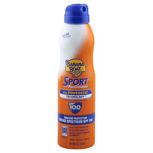 Image for Banana Boat Sunscreen, Continuous Spray, Clear UltraMist, Broad Spectrum SPF 100,6oz from Cannon Pharmacy Salisbury