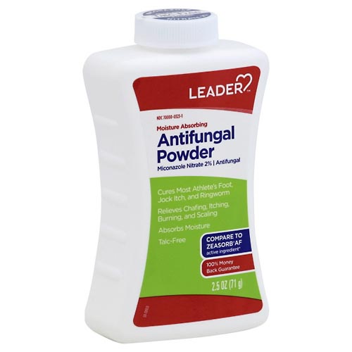 Image for Leader Antifungal Powder, Moisture Absorbing,2.5oz from Cannon Pharmacy Salisbury