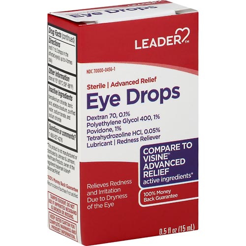 Image for Leader Eye Drops, Advanced Relief,0.5oz from Cannon Pharmacy Salisbury