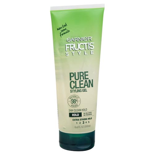 Image for Fructis Styling Gel, Pure Clean, Extra Strong Hold 3,6.8oz from Cannon Pharmacy Salisbury