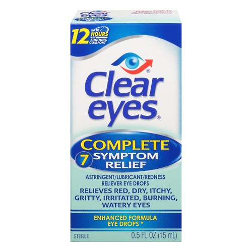 Image for Clear Eyes Eye Drops, Reliever, Astringent/Lubricant/Redness,0.5oz from Cannon Pharmacy Salisbury