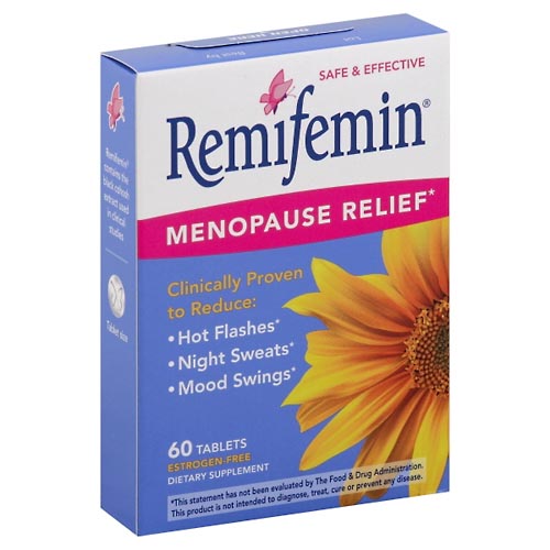 Image for Remifemin Menopause Relief, Tablets,60ea from Cannon Pharmacy Salisbury