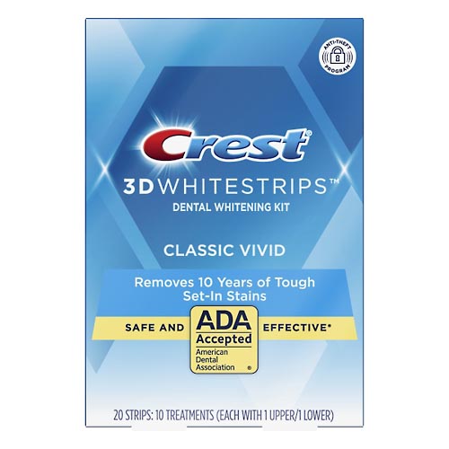 Image for Crest Dental Whitening Kit, Classic Vivid,20ea from Cannon Pharmacy Salisbury